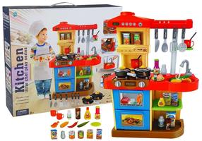 Mänguköök, köögi tehnika komplekt Lean Toys Little Chef, mitmevärviline