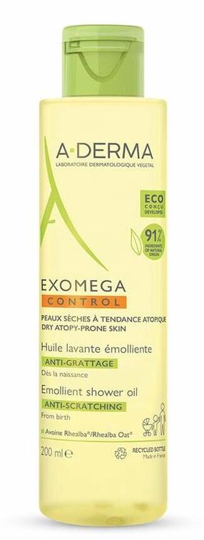 Kūno prausimosi aliejus A-Derma Exomega Control, 200 ml
