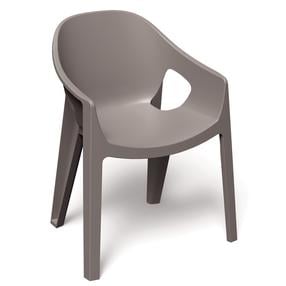 Lauko kėdė Ferne Premo, rusvai pilki sp., 65 cm x 56 cm x 82.5 cm