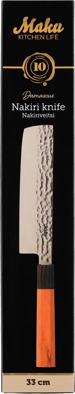 Jāpāņu stila nazis Maku Damascus, 330 mm, japāņu damaskas tērauds