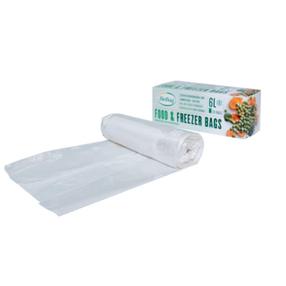 Maišelis šaldymui Biobag 35182289, 6 l, 50 cm x 24 cm, skaidri sp., 20 vnt.
