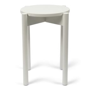 Taburete Domoletti Vulcano 53000011790, balta krās., 36 cm x 36 cm x 45 cm