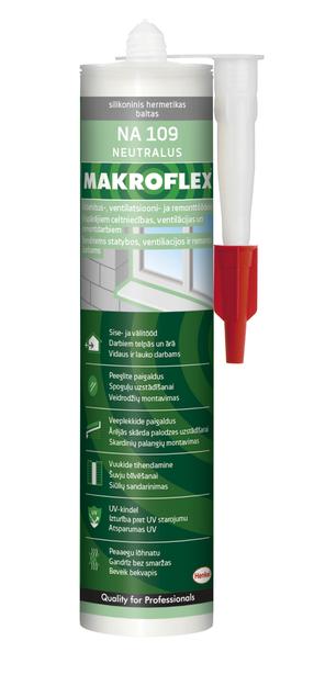 Силикон Makroflex NA 109 Neutral Premium, 300 мл, белый цв.