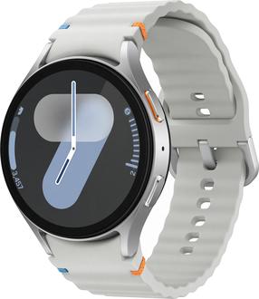 Viedais pulkstenis Samsung Galaxy Watch 7 44mm LTE, sudraba krās.