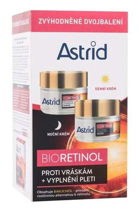 Veido priežiūros priemonių rinkinys Astrid Bioretinol Duo, 100 ml, 45+, 2 vnt.