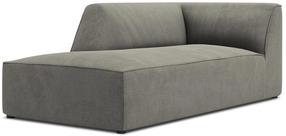 Диван Micadoni Home Ruby Corduroy Chaise Longue, светло-серый цв., левый, 181 x 93 см x 69 см