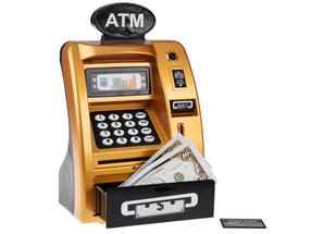 Interaktiivne mänguasi sularahaautomaat Baby Machine, 15 cm, kuldne v.
