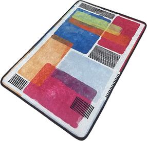 Vonios grindų kilimėlis Foutastic Milora 510CHL1119, įvairių spalvų, 100 cm x 80 cm