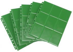 Žaidimo kortelių dėklas Gamegenic 18-Pocket Pages Sideloading Green
