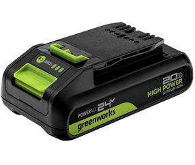 Prece ar bojātu iepakojumu. Akumulators Greenworks G24B2HP750
