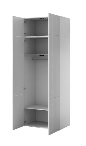 Spinta Cama Meble Pafos 2D BASE, balta sp., 55.5 cm x 45 cm x 90 cm, 2 vnt.