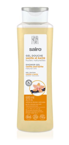 Kehapesugeel Sairo Vanilla and Karite, 600 ml