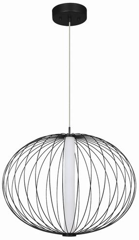 Šviestuvas kabinamas Light Prestige Treviso, LED, 4000 °K, 1 x 18 W, balta sp. / juoda sp.