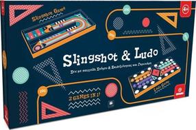 Galda spēļu komplekts 2in1 Slingshot & Ludo