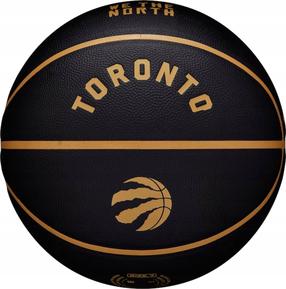 Basketbola bumba Wilson NBA Team City Collector Toronto Raptors, 7 izmērs, zelta krās./melna krās.