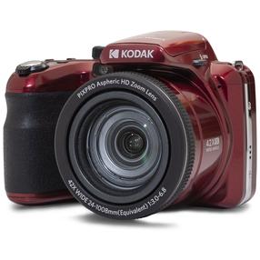 Digitālā fotokamera Kodak AZ425, sarkana krās.