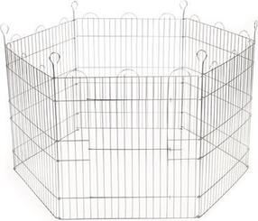 Grauzēju būris Beeztees, 105 cm x 66.5 cm x 58 cm, sudraba krās.