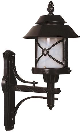 Sieninis lauko šviestuvas Opviq BAP-68199-BSY, 60W, E27, IP65, juoda sp., 36 cm x 63 cm