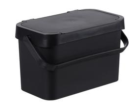 Bio atliekų šiukšliadėžė SmartStore, 5L l, juoda sp.