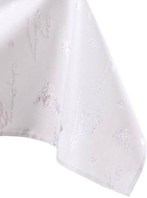 Kalėdinė staltiesė AmeliaHome, sidabro, 180 x 140 cm