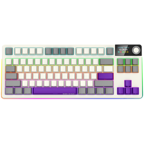 Klaviatūra Lorgar KBP70TKLW, Anglų (US), smėlio, belaidė