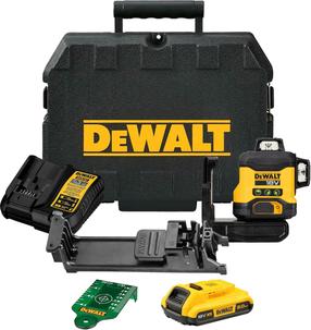 Nivelieris Dewalt DCLE34031D1-QW, 360 °