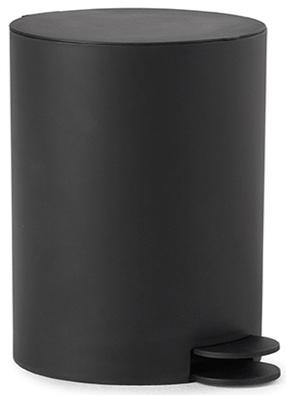 Prügikast Gedy, must v., 3 l, 25 cm