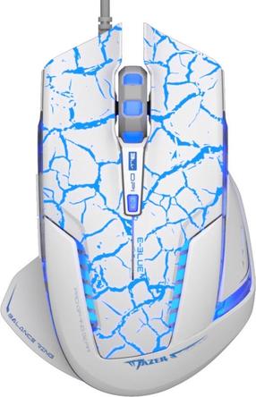 Juhtmega mänguhiir E-Blue Mazer Pro, valge v.