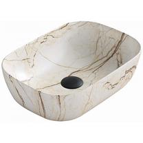 Vonios praustuvas Mexen Rita, keramika, 45.5 cm x 32.5 cm x 13.5 cm, smėlio sp.