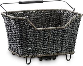 Dviračio krepšys ACID Rear Basket BASK73, plastikas/plienas/pinta medžiaga, juoda sp.