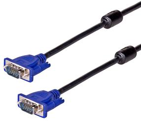 Laidas Akyga D-Sub (VGA) - D-Sub (VGA) DSUB 15-pin, DSUB 15-pin, 1.8 m, mėlyna sp./juoda sp.