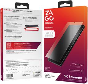 Tālruņa ekrāna aizsargstikls ZAGG InvisibleShield Glass Elite Samsung Galaxy S25 Ultra, -, 6.9 "