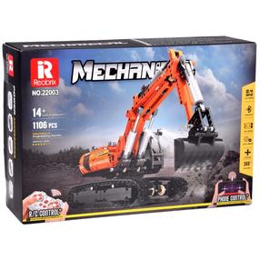 Конструктор Mechanical Excavator ZA5797, 1106 шт., черный цв./oранжевый цв.