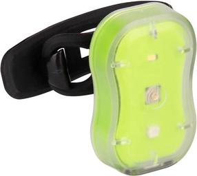 Dviračių žibintas Rock Machine R.Light 15 PD-R8000 RF071802, plastikas, juoda sp./žalia sp.