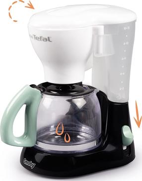 Žaisliniai virtuvės reikmenys, kavos aparatas Smoby Mini Tefal, balta sp./juoda sp.