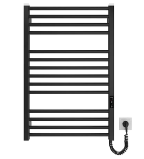Elektrinis rankšluosčių džiovintuvas Mario HF Derby, juoda sp., 53 cm x 77 cm, 170 W