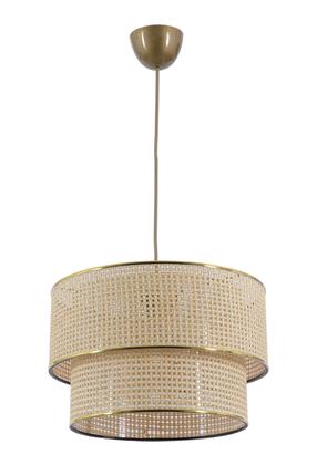 Lampa karināms Opviq Chandelier Hazeran, E27, bēša krās. / brūna krās.