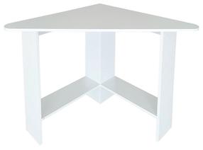 Kampinis rašomasis stalas ModernHome Modern WYJ-235, 72 cm x 72 cm, 74 cm, balta sp.