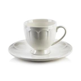  Чашка с блюдцем AffekDesign Hella, белый цв., 0.050 л