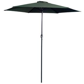 Sodo skėtis Patio, 300 cm, antracito sp./žalia sp.
