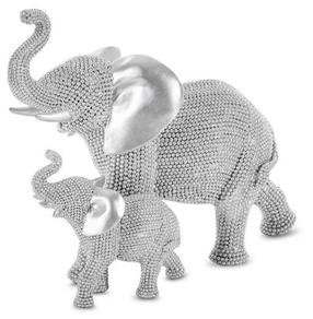 Dekoratyvinė figūrėlė, "dramblys" Eldo, sidabro sp., 25 cm x 12 cm x 20 cm