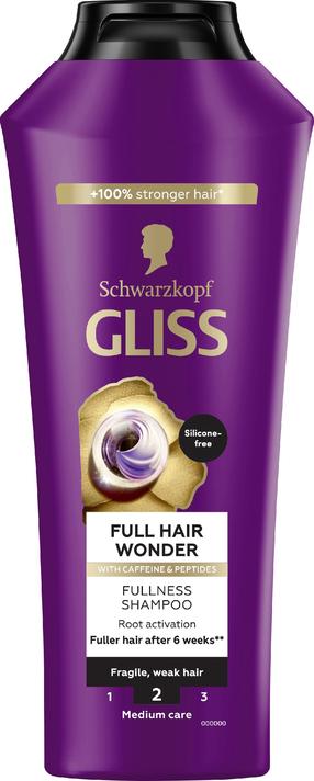Šampūns Schwarzkopf Gliss Full Hair Wonder, 400 ml