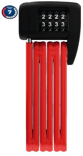 Ключ Abus Bordo Combo Lite Mini 6055C/60, cталь, красный цв.