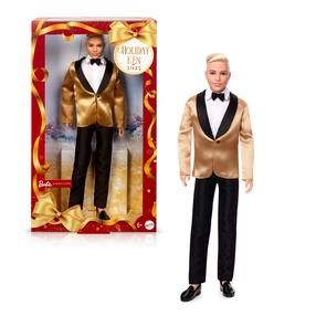 Куклa‑мужчинa Mattel Barbie Signature Holiday, 29 см, золотой цв.