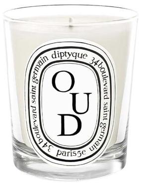 Žvakė, aromatinė Diptyque Oud, 1 - 50 h, 190 g, balta sp.