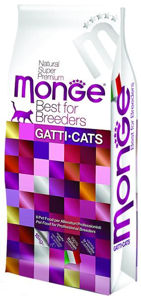 Сухой корм для кошек Monge Best for Breeders Sensitive, курица, 10 кг
