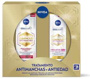 Sejas kopšanas līdzekļu komplekts sievietēm Nivea Cellular Luminous 630º Anti-Stain, 70 ml, SPF 50, 2 gab.