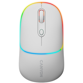Bezvadu datora pele Canyon MW-22, CNS-CMSW22SW, bluetooth / usb, balta krās.