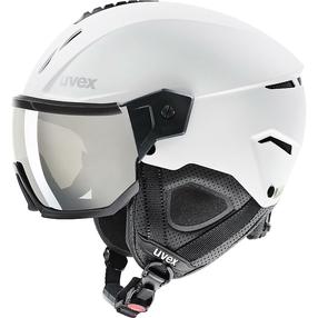 Slēpošanas ķivere Uvex Instinct Visor, balta krās., 56-58 cm