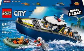 Konstruktor LEGO® City Ujuva politseipaadi tagaajamine 60456, 264 tk